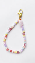 colorful star beaded keychain bag charm