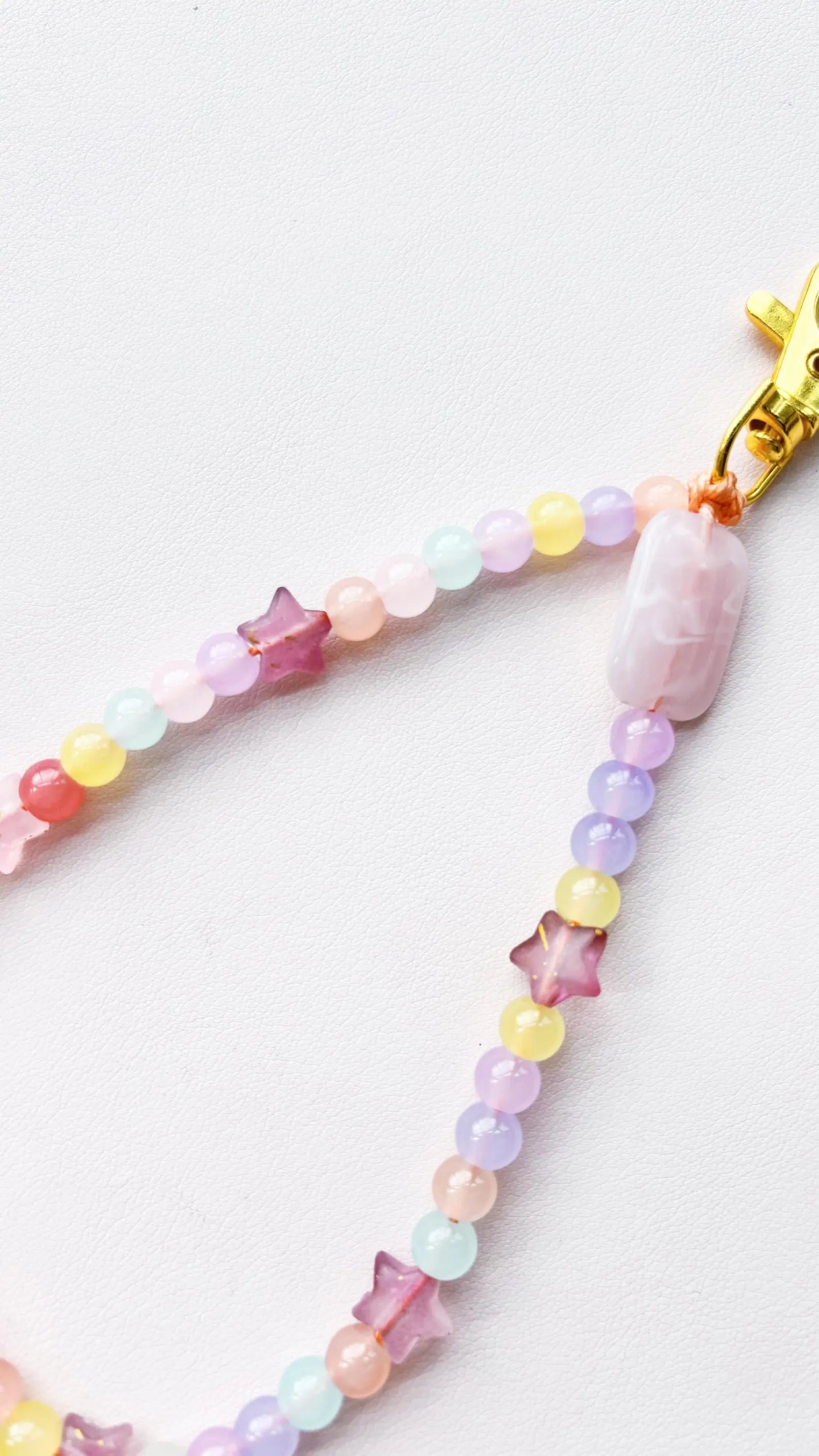 colorful star beaded keychain bag charm
